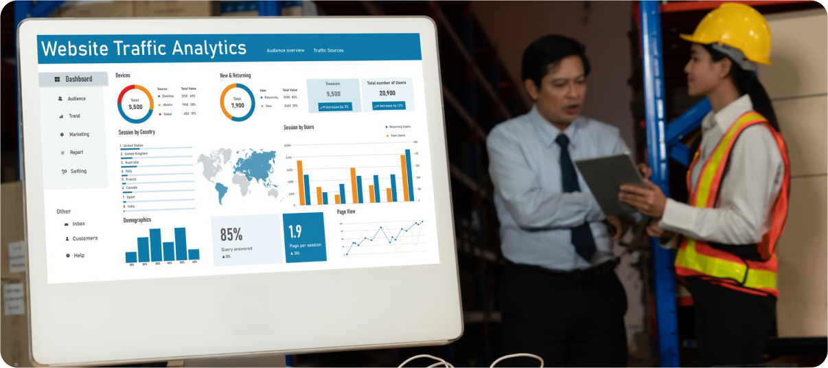 Implement dashboardsGet real-time insights into your business with easy-to-customize visuals. Make smarter decisions by tracking key metrics and spotting trends effortlessly.